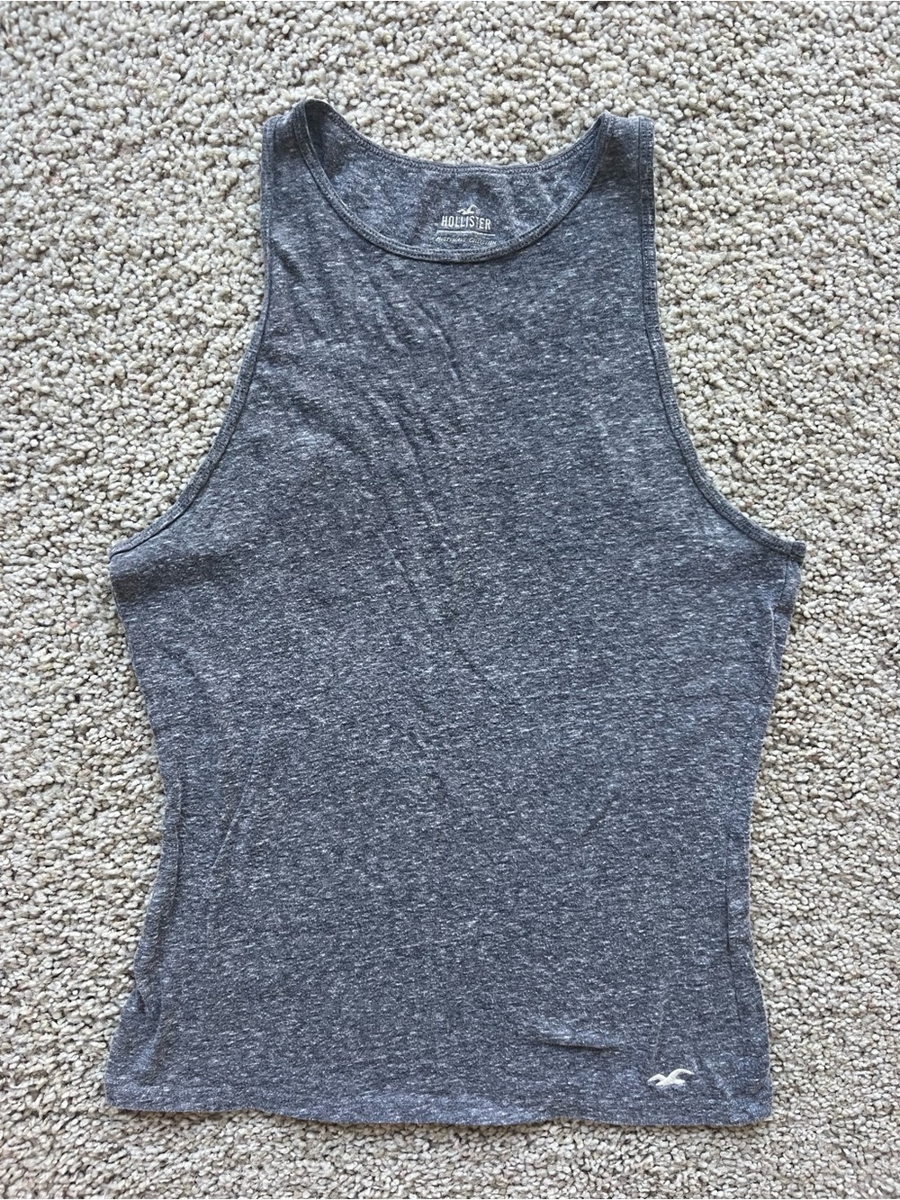 Hollister Gray Racerback Tank Top